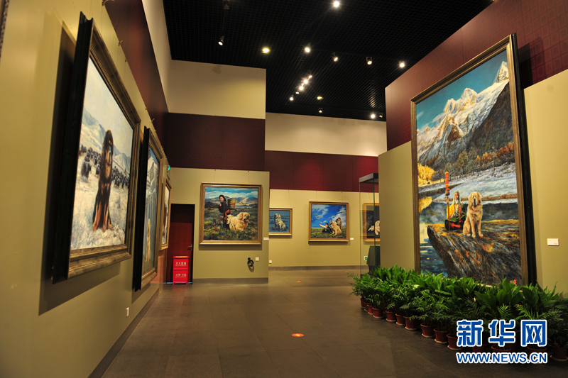“中國夢·故鄉情—林躍油畫主題展”在廣安舉行(圖3)